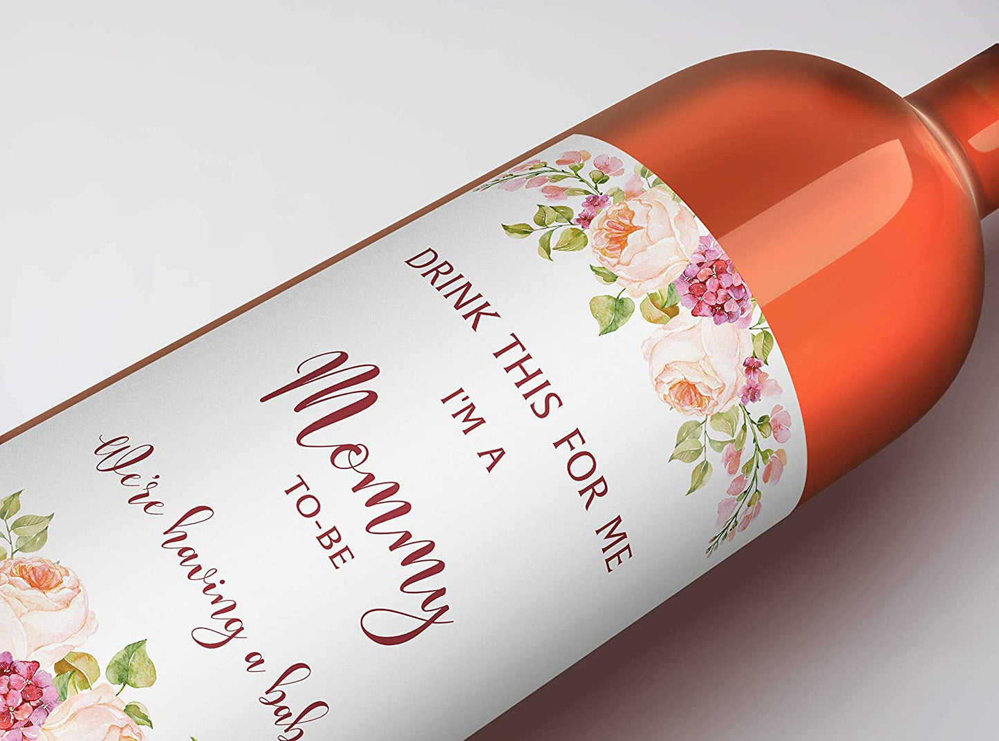 Drink This For Me - I'm a Mommy-To-Be • Pregnancy Announcement • SET of 5