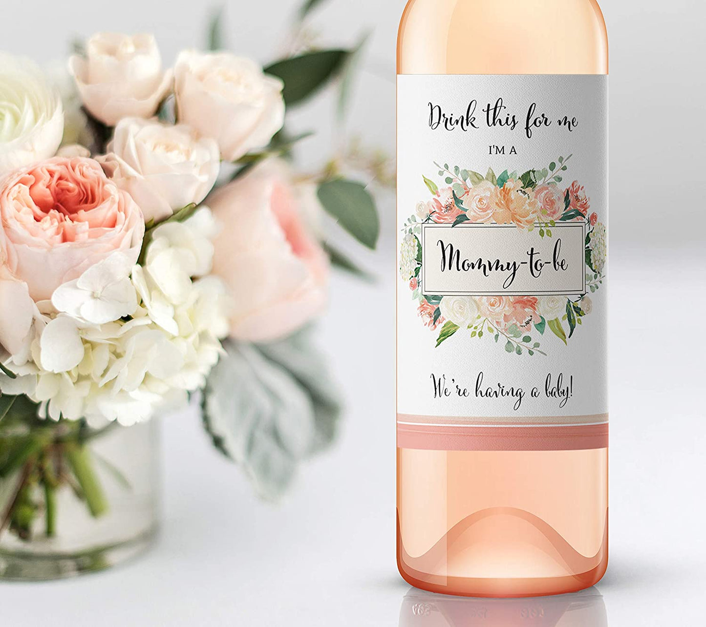 Drink This For Me - I'm a Mommy-To-Be • Pregnancy Announcement • SET of 5