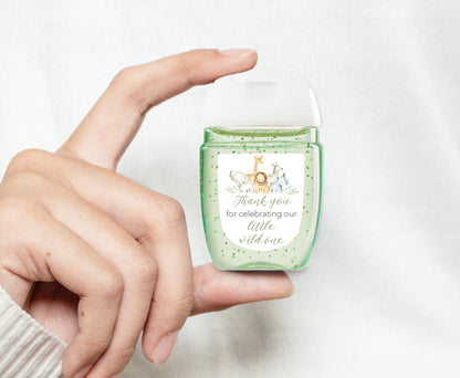 30 Pack PocketBac 1 oz Mini Hand Sanitizer Labels for Gender Neutral Baby Shower