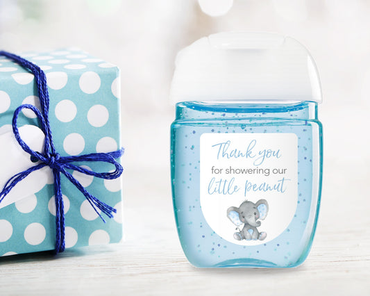 30 Pack PocketBac 1 oz Mini Hand Sanitizer Labels for It’s a Boy Baby Shower