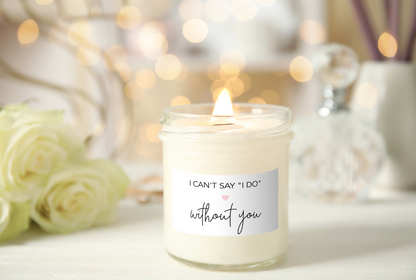 I Can't Say I Do Without You Bridesmaid Proposal Mini Champagne Labels