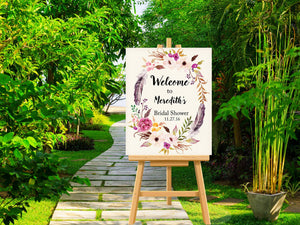 Welcome Sign for Bridal Shower