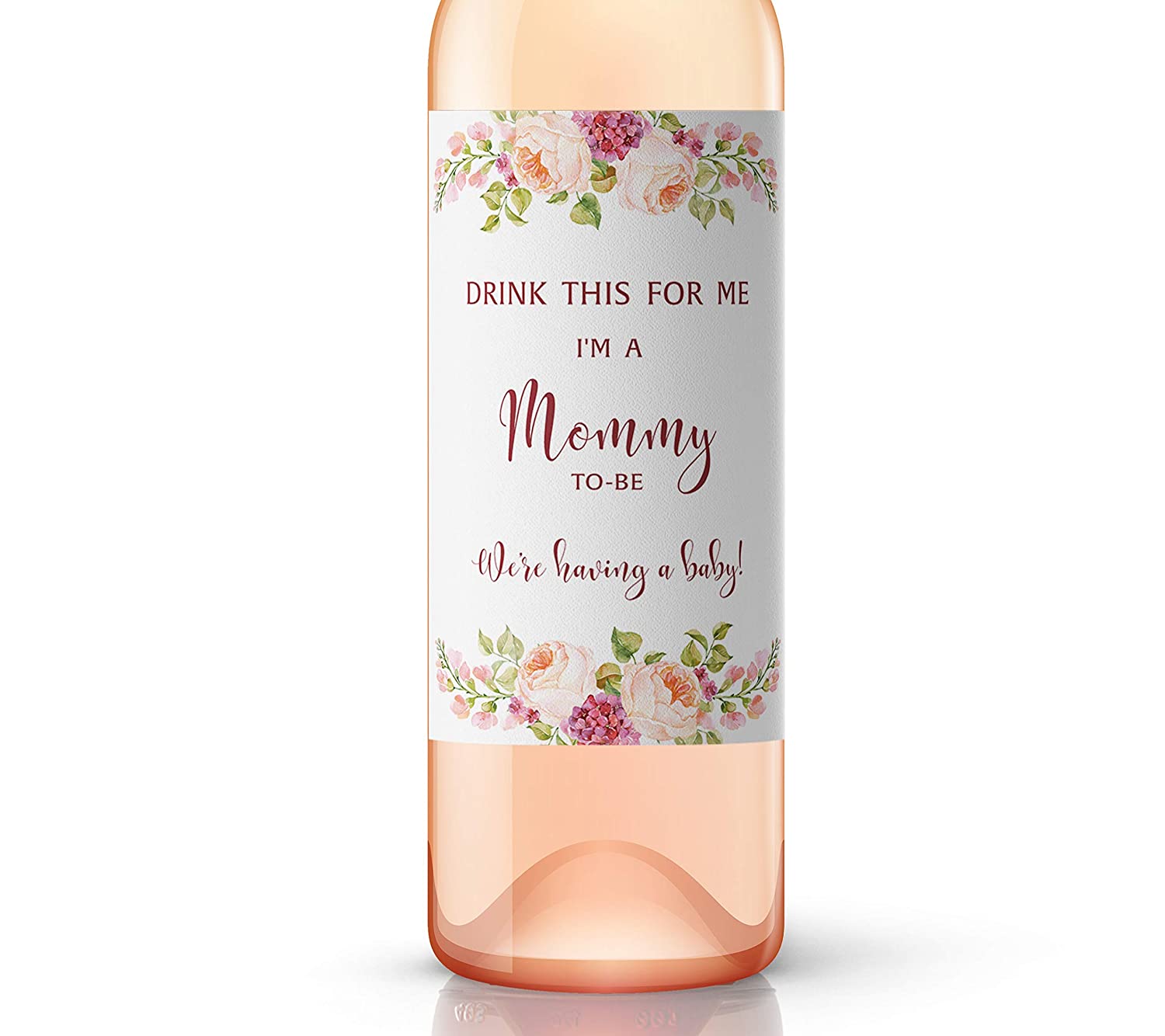 Drink This For Me - I'm a Mommy-To-Be • Pregnancy Announcement • SET of 5