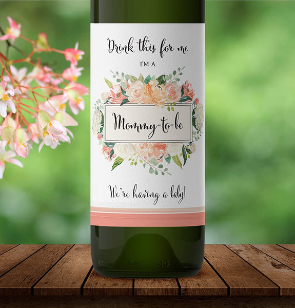 Drink This For Me - I'm a Mommy-To-Be • Pregnancy Announcement • SET of 5
