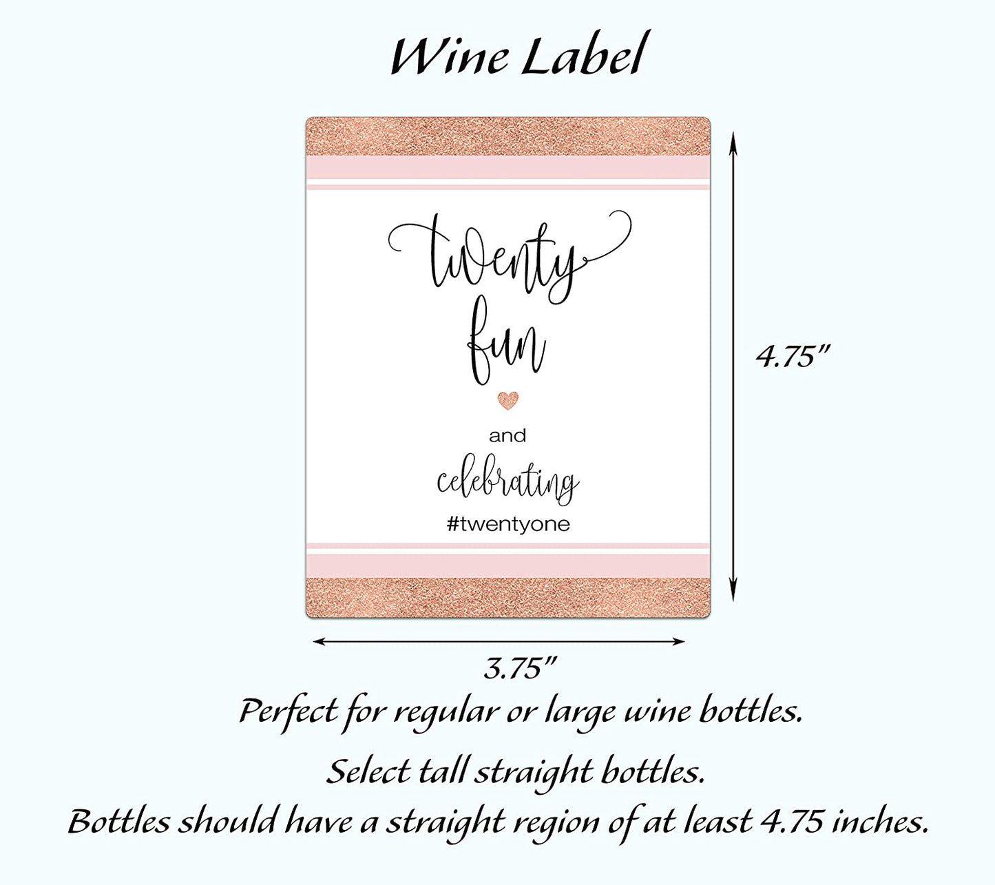 21st Birthday Gift• For Friend Stickers, Finally Legal, Fabulous, Wine Bottle Labels • SET of 4 Wine Labels