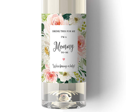 Drink This For Me - I'm a Mommy-To-Be • Pregnancy Announcement • GENDER NEUTRAL • SET of 5